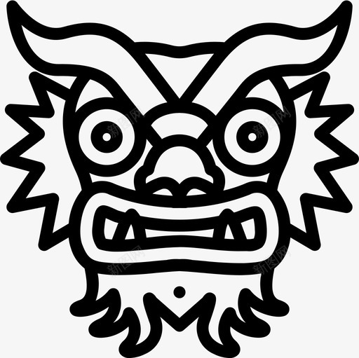 龙中国31直系图标svg_新图网 https://ixintu.com 中国31 直系 龙