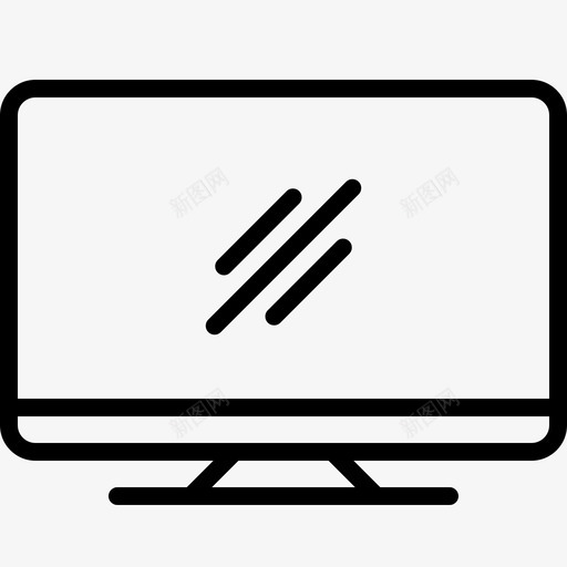 显示器计算机数字图标svg_新图网 https://ixintu.com 技术 数字 显示器 程序 计算机