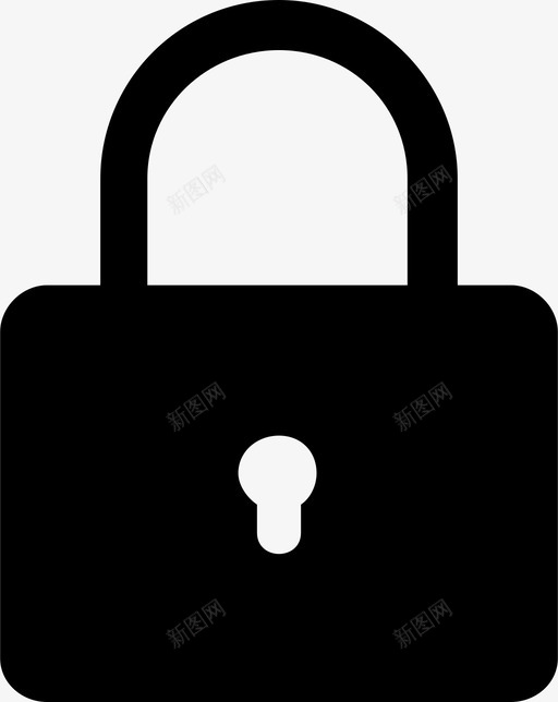 挂锁密码私人图标svg_新图网 https://ixintu.com 安全 密码 挂锁 私人