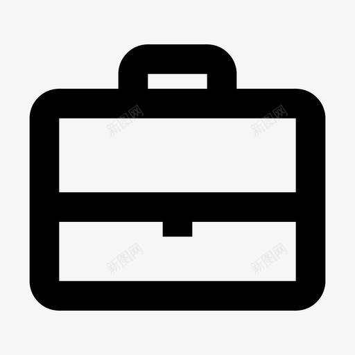 箱子袋子公文包图标svg_新图网 https://ixintu.com 公文包 图形 基本 手提箱 用户界面 箱子 袋子 部件