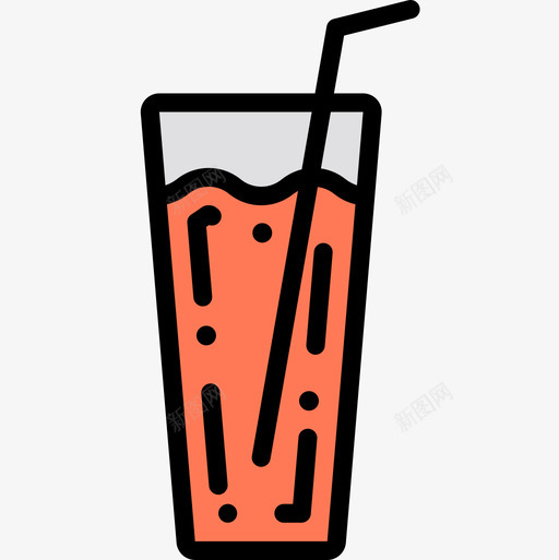 饮料饮料和饮料5线性颜色图标svg_新图网 https://ixintu.com 线性颜色 饮料 饮料和饮料5
