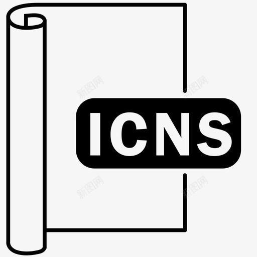 icns文件格式icns文件图标svg_新图网 https://ixintu.com icns 图标 文件 格式 源文件 资源