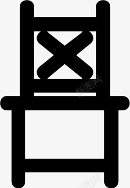 椅子家具内饰图标图标