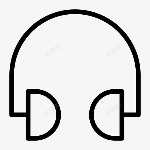 耳机音频音乐图标svg_新图网 https://ixintu.com 耳机 耳机概述 音乐 音频
