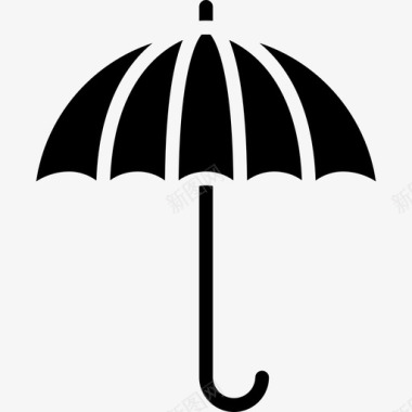伞天气200字形图标图标
