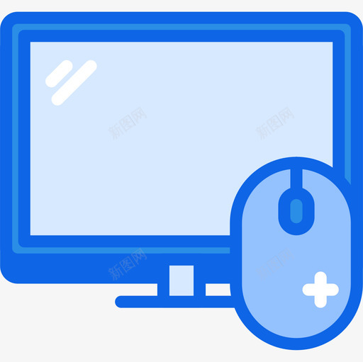 电脑tech16蓝色图标svg_新图网 https://ixintu.com tech 电脑 蓝色