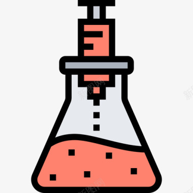 研究献血29线性颜色图标图标