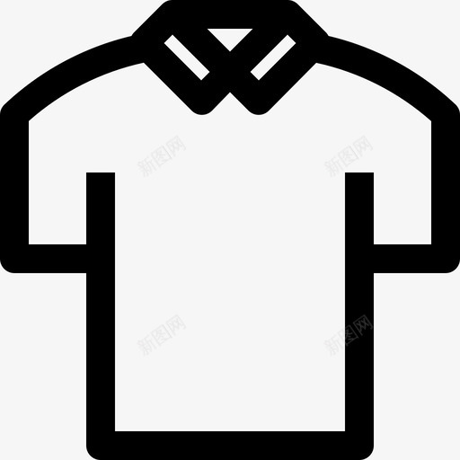 衬衫服装布料图标svg_新图网 https://ixintu.com 制服 图标 布料 最小 服装 衬衫