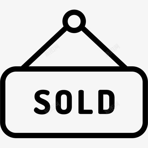 出售房地产148直系图标svg_新图网 https://ixintu.com 出售 房地产148 直系