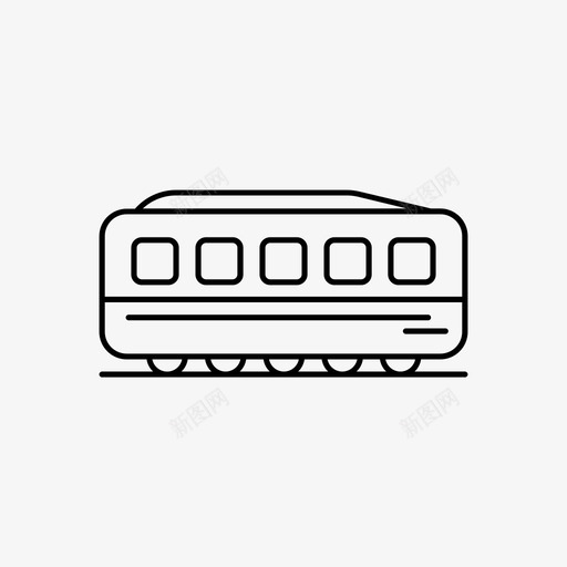 火车机车地铁图标svg_新图网 https://ixintu.com 地铁 旅行 机车 火车 运输