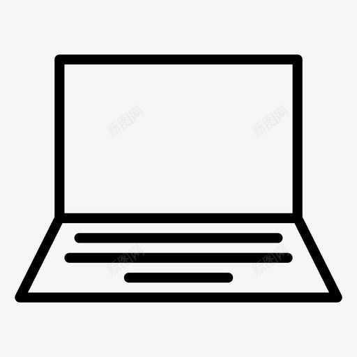 笔记本电脑互联网在线图标svg_新图网 https://ixintu.com 互联网 作品 在线 技术 概要 电脑 笔记本