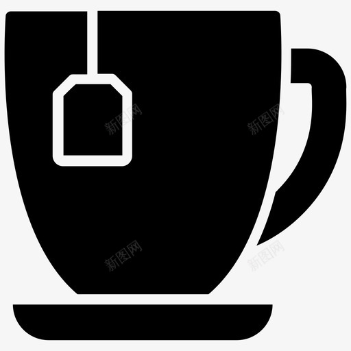 茶杯饮料咖啡杯图标svg_新图网 https://ixintu.com 咖啡杯 搜索引擎优化网页字形图标 热茶 热饮 茶杯 饮料