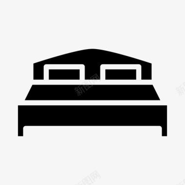 床床架卧铺图标图标