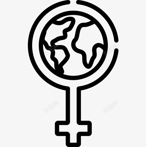 妇女节妇女节4直系图标svg_新图网 https://ixintu.com 妇女节 直系