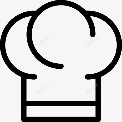 厨师帽48号餐厅直系图标svg_新图网 https://ixintu.com 48号 厨师 直系 餐厅