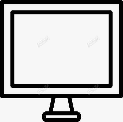 屏幕计算机电子设备图标svg_新图网 https://ixintu.com 屏幕 显示器 电子设备 计算机