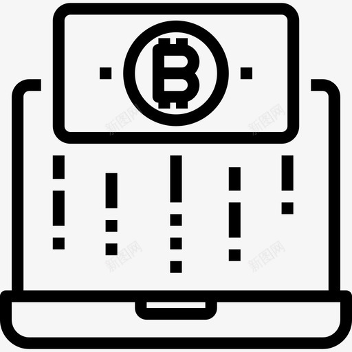 支付方式加密货币和比特币线性图标svg_新图网 https://ixintu.com 加密 支付 支付方 方式 比特 线性 货币