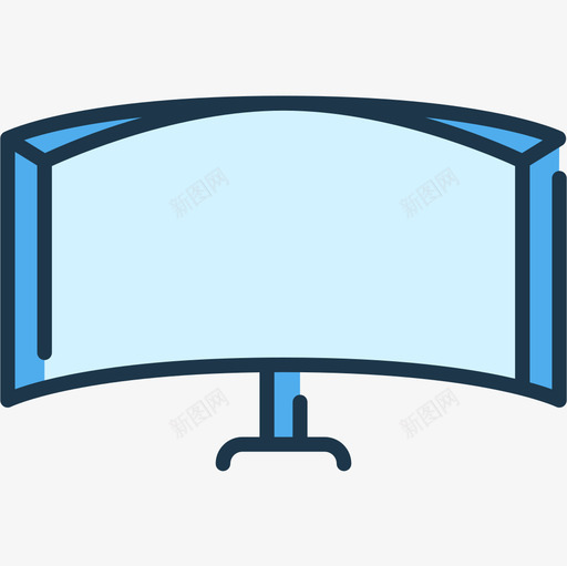 监视器技术68线性彩色图标svg_新图网 https://ixintu.com 技术68 监视器 线性彩色