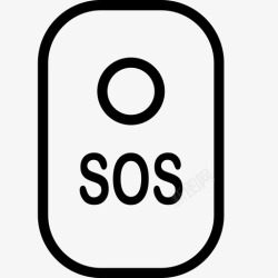 求救按钮SOS紧急呼叫按钮高清图片
