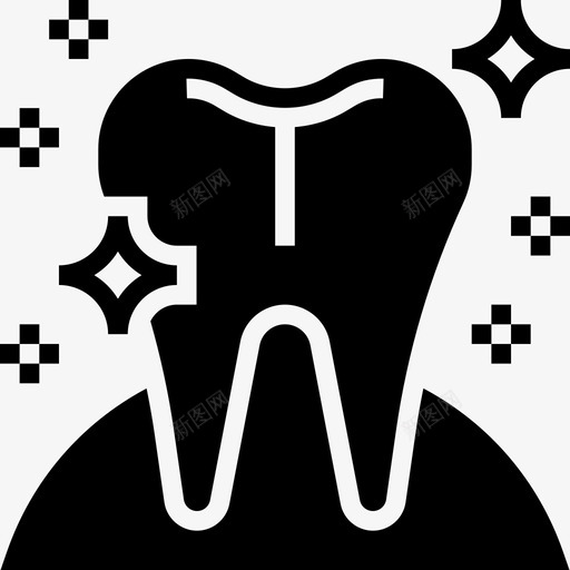 牙齿美白牙齿22字形图标svg_新图网 https://ixintu.com 字形 牙齿22 牙齿美白