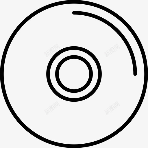 cd磁盘介质图标svg_新图网 https://ixintu.com cd 介质 存储器 磁盘