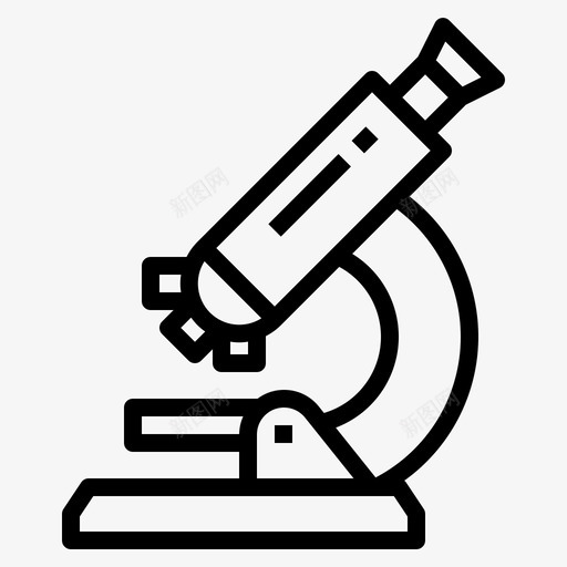 显微镜实验室医学图标svg_新图网 https://ixintu.com 医学 实验室 工具 显微镜 科学概要