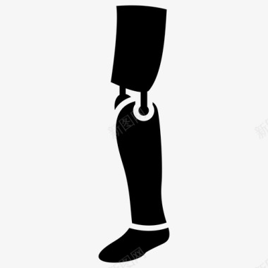 人工膝关节假肢膝关节植入物图标图标