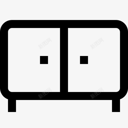橱柜设备家具图标svg_新图网 https://ixintu.com 家 家具 家具和家庭最小图标 家居 橱柜 设备 餐具柜
