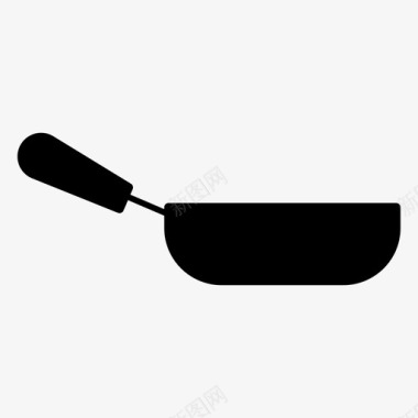 煎锅厨师食品图标图标
