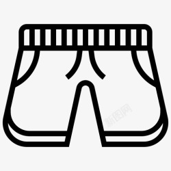 男式内裤拳击短裤短裤男式图标高清图片