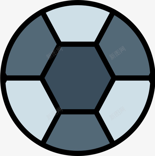足球教育167线性颜色图标svg_新图网 https://ixintu.com 教育 线性 足球 颜色