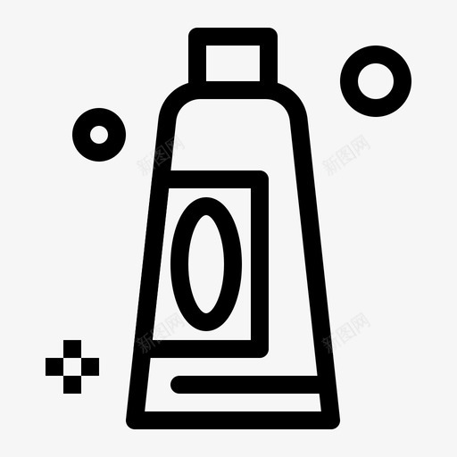 奶油清洁卫生常规生产线图标svg_新图网 https://ixintu.com 卫生 奶油 常规 清洁 生产线