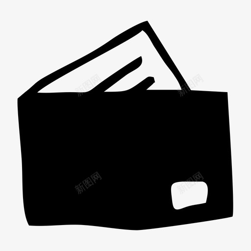 钱包商务装备图标svg_新图网 https://ixintu.com 商务 图标 实心 物品 男士 装备 钱包