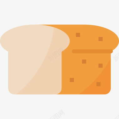 面包超市27扁平图标图标