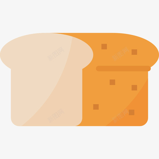 面包超市27扁平图标svg_新图网 https://ixintu.com 扁平 超市 面包