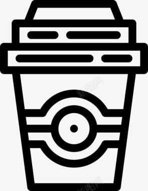 咖啡品牌杯子图标图标