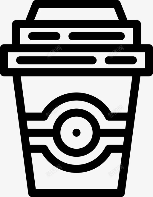 咖啡品牌杯子图标svg_新图网 https://ixintu.com 咖啡 品牌 星巴克 杯子