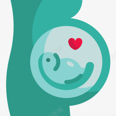 怀孕内科138平坦图标图标