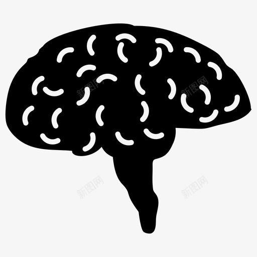 大脑小脑人脑图标svg_新图网 https://ixintu.com 人脑 人造身体部位 医用植入物 大脑 小脑 心理 矫形假体