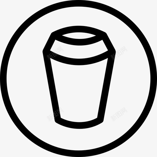 咖啡咖啡馆杯子图标svg_新图网 https://ixintu.com 咖啡 咖啡馆 城市指南 拿铁 杯子 纸杯