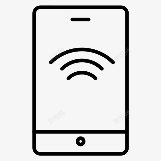 wifiandroid小工具图标svg_新图网 https://ixintu.com android iphone wifi 小工 工具 手机