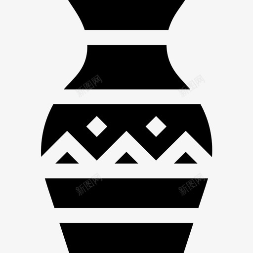 花瓶波西米亚4填充图标svg_新图网 https://ixintu.com 填充 波西 米亚 花瓶
