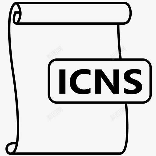 icns文件格式icns文件图标svg_新图网 https://ixintu.com icns icns文件 图标 文件格式 文件格式2 资源文件