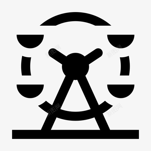 摩天轮游乐场嘉年华图标svg_新图网 https://ixintu.com jumpicon 公园 嘉年华 摩天轮 游乐场 轮子 铭文