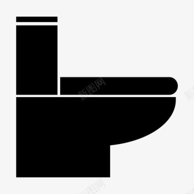 卫生间壁橱马桶座图标图标
