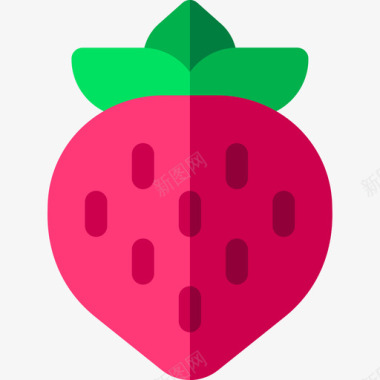 草莓种植43平坦图标图标