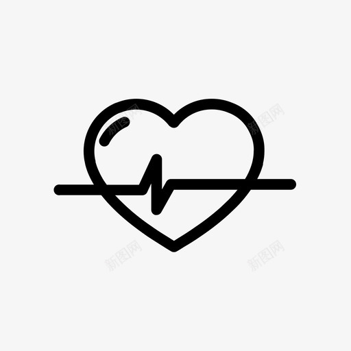 心脏病学心脏监护仪图标svg_新图网 https://ixintu.com 专业 医学 心脏 心脏病 病学 监护仪 脉搏