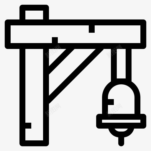 铃标志火车图标svg_新图网 https://ixintu.com 交通 标志 火车 火车站 线路