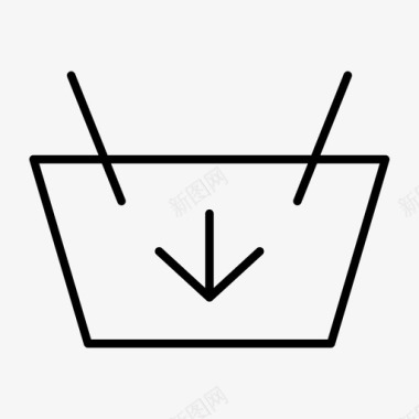 购物篮网上购物商店图标图标