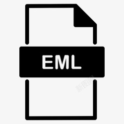 EMLeml文档扩展名图标高清图片